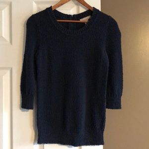Navy blue Banana Republic 3/4 arm length sweater